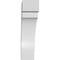 Ekena Millwork 5 1/2-in. W x 18-in. D x 22-in. H Merced Architectural Grade PVC Knee Brace BRCP055X18X22MRC - alternate 3